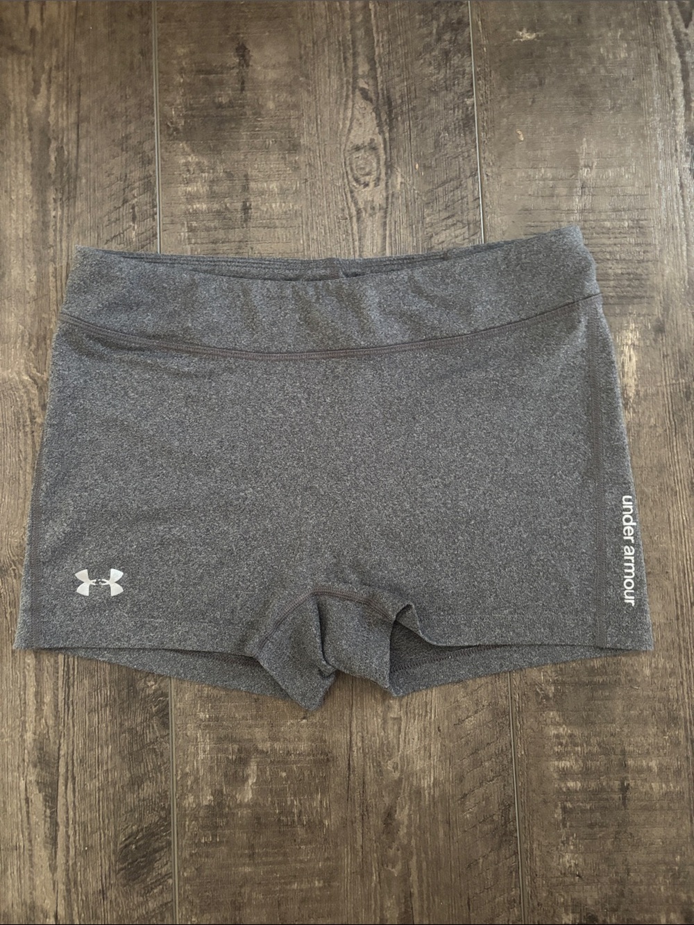 Under Armour Fitted Heather Gray Shorts